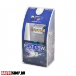  DLED Светодиодная автолампа C5W FEST 3 LED CREE 41мм Mirror с обманкой (2шт.)