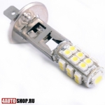   Светодиодная автолампа H1 24 LED SMD3528 1 LED SMD5050 (2шт.)